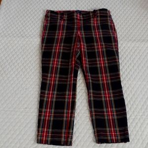 J.Crew Winnie Panta Tartan Plaid Waist 30"